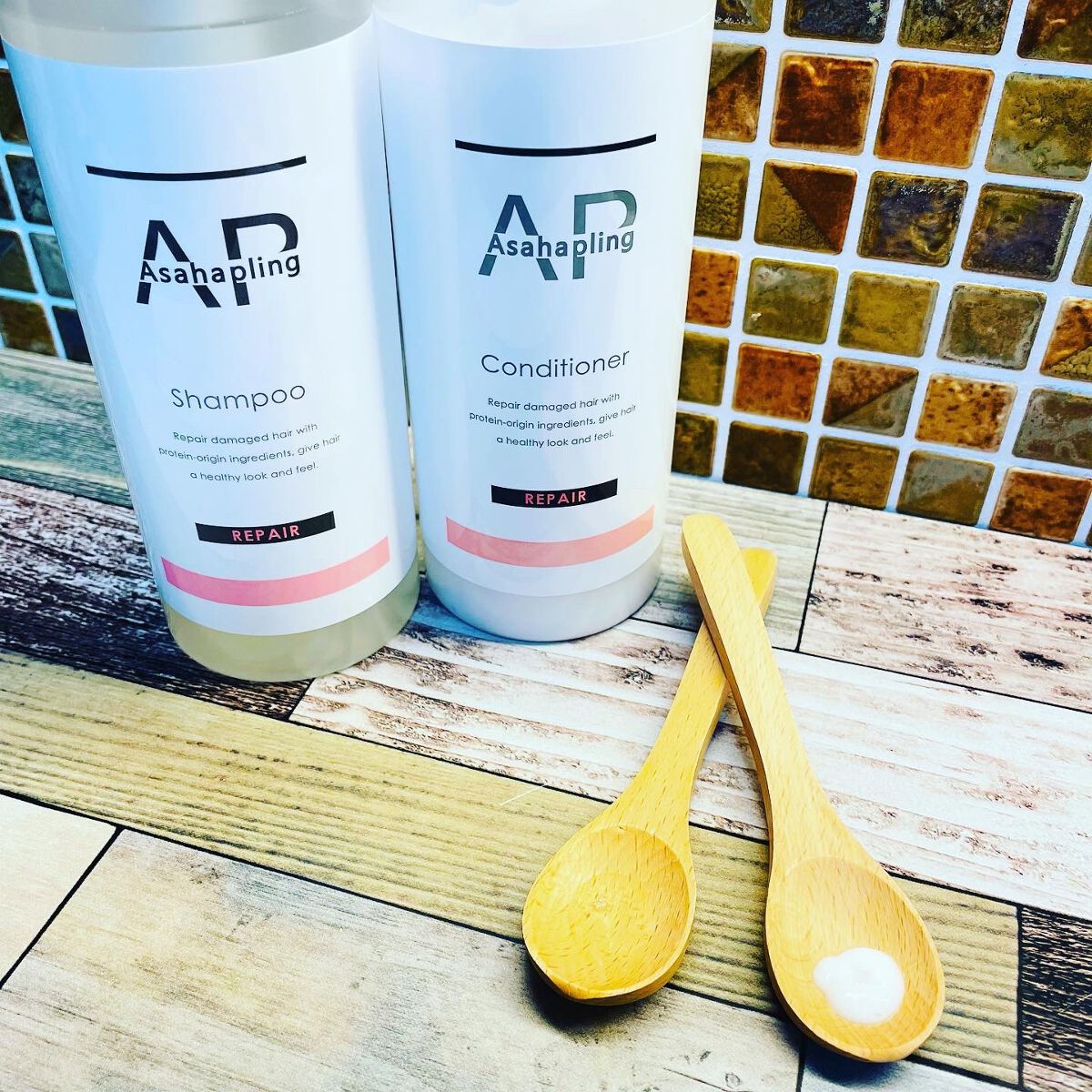 朝日禾玲 シャンプー／コンディショナー REPAIR/ASAHAPLING/シャンプー・コンディショナーを使ったクチコミ（3枚目）