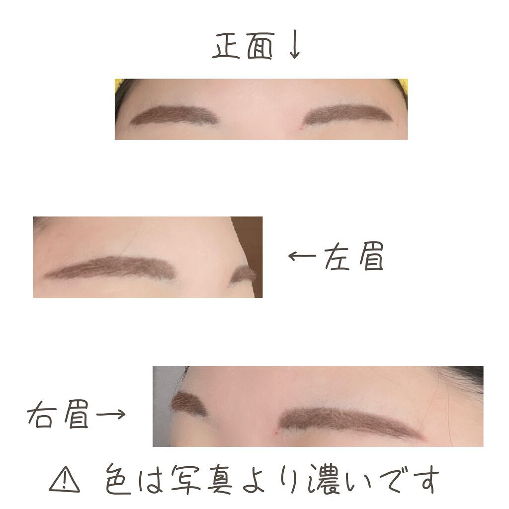 だ円芯 アルミ アイブローペンシル/DAISO/アイブロウペンシルを使ったクチコミ（3枚目）