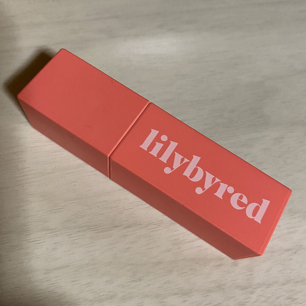ブラッディライアー コーティングティント 01 ソフトアプリコット(Soft Apricot)/lilybyred/リップティントを使ったクチコミ（2枚目）