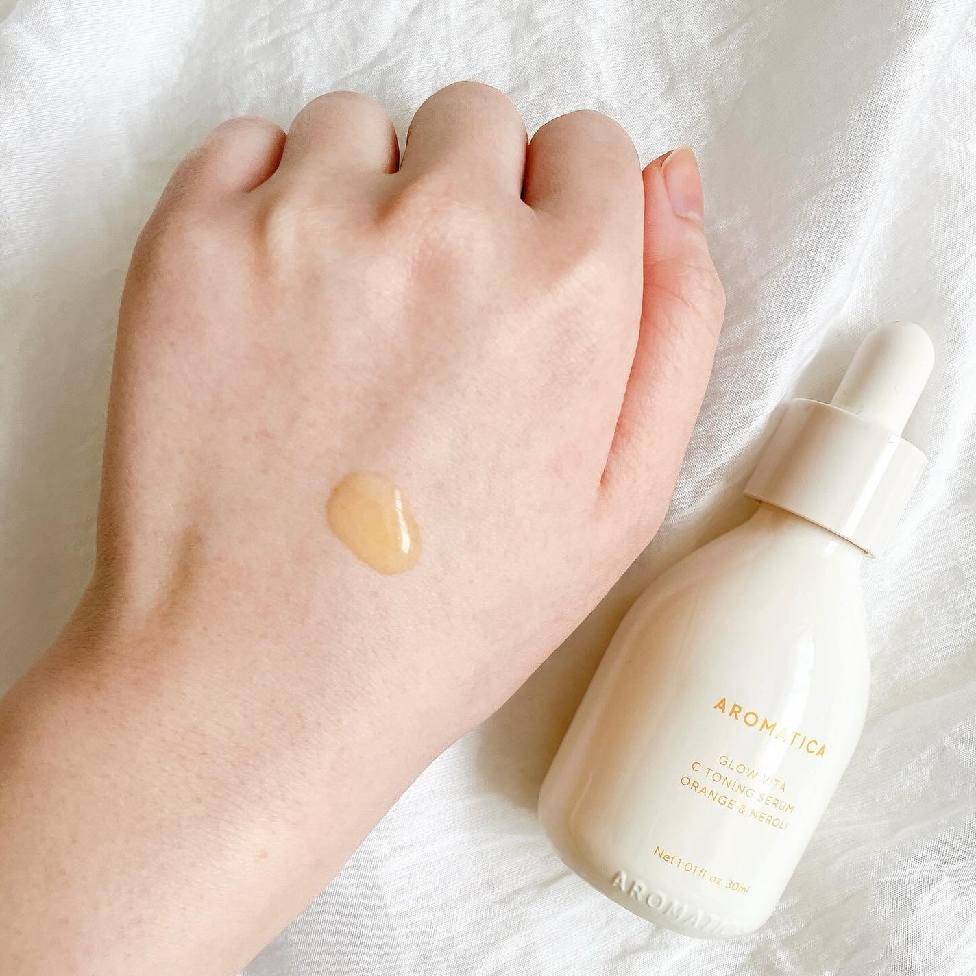 グロービタCトーニングセラム/AROMATICA/美容液を使ったクチコミ(5枚目)