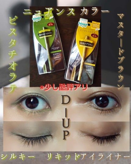シルキーリキッドアイライナーWP/D-UP/リキッドアイライナーを使ったクチコミ(1枚目)