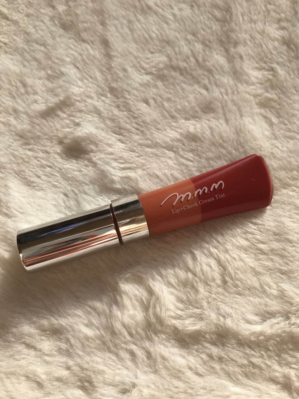 リップ＋チーク クリームティント 01 Apricot/m.m.m/口紅を使ったクチコミ（1枚目）