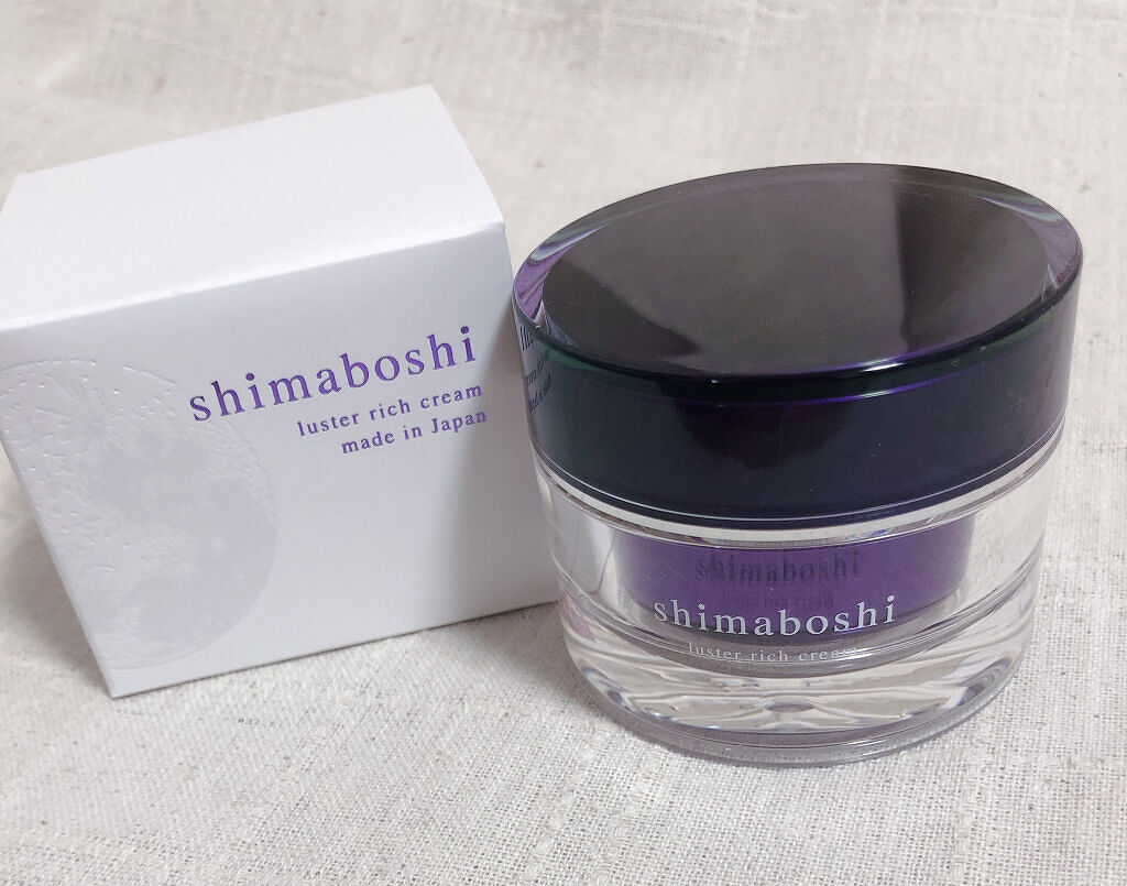 ラスターリッチクリーム/shimaboshi/フェイスクリームを使ったクチコミ（1枚目）