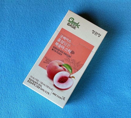 GoodBASE 紅参・ピーチスティック/正官庄/美容ドリンクを使ったクチコミ(4枚目)