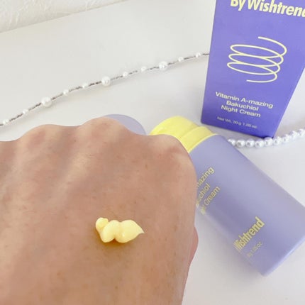 ビタミンA-mazingバクチオールナイトクリーム/By Wishtrend/フェイスクリームを使ったクチコミ(2枚目)