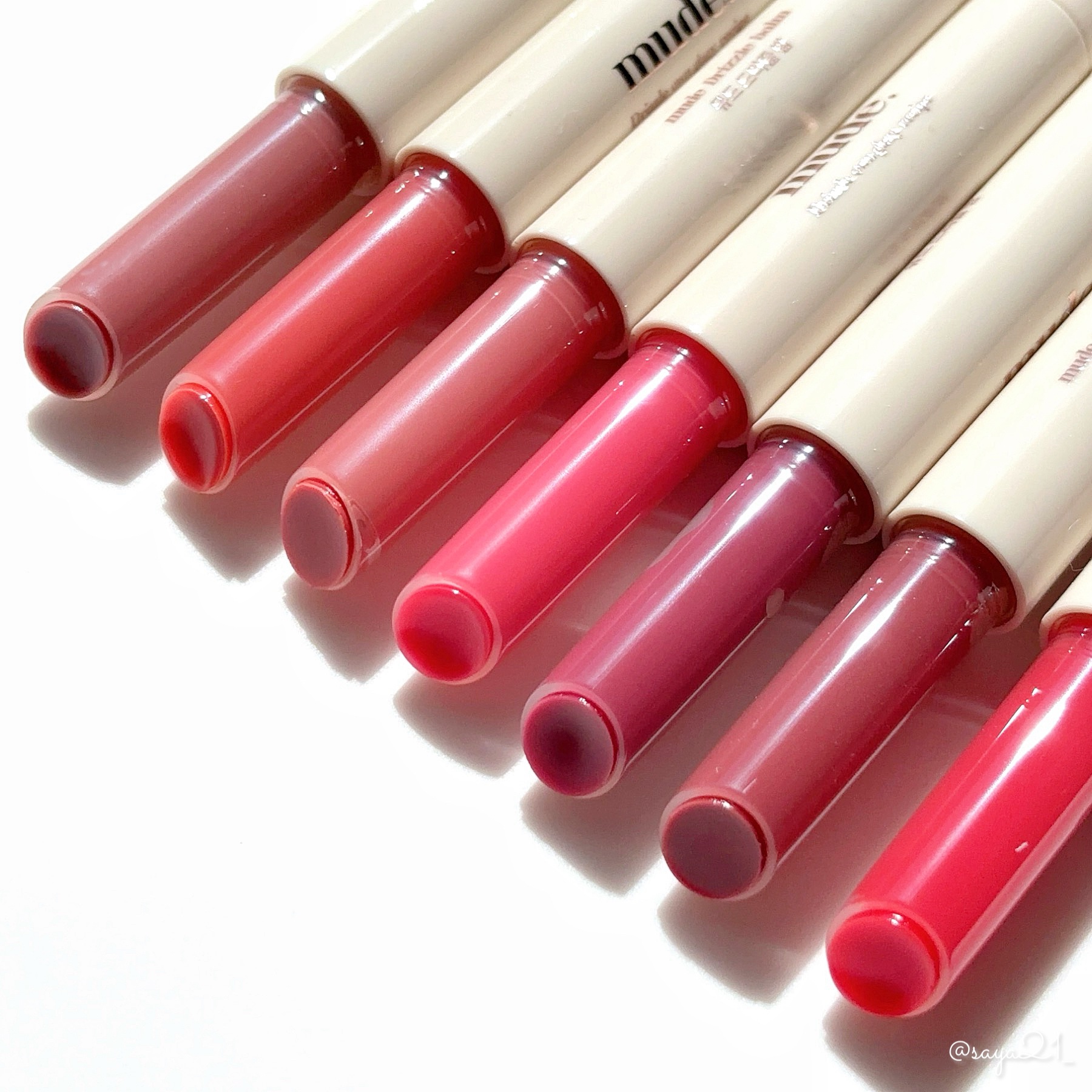 ドリズルバーム/mude./口紅を使ったクチコミ（2枚目）