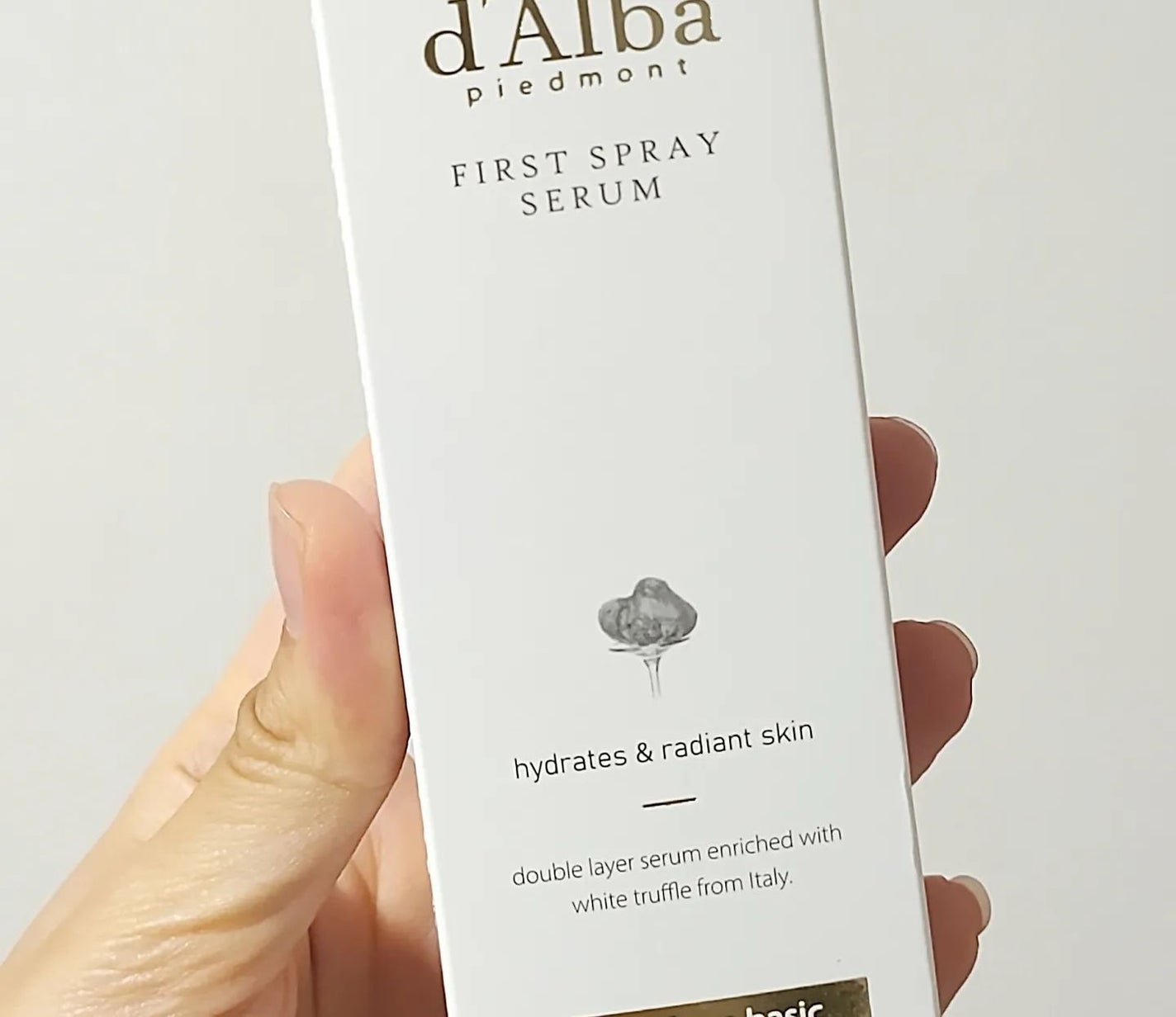 ダルバ ホワイトトリュフファーストスプレーセラム/ダルバ/ミスト状化粧水を使ったクチコミ(6枚目)