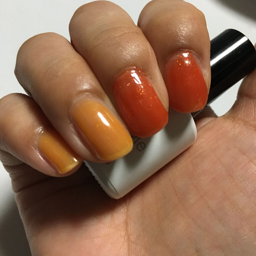 ジェルネイル GM97 サンフラワー(限定色)/ジェルミーワン/ジェルネイルを使ったクチコミ（2枚目）