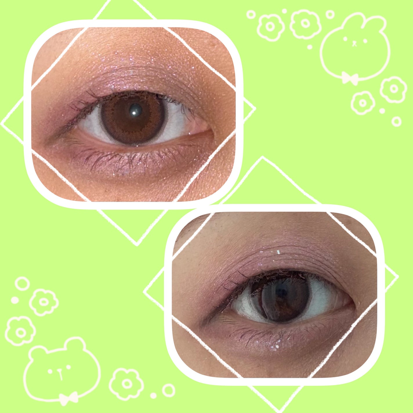 KURI-KURI/IamMe/カラーコンタクトレンズを使ったクチコミ(2枚目)