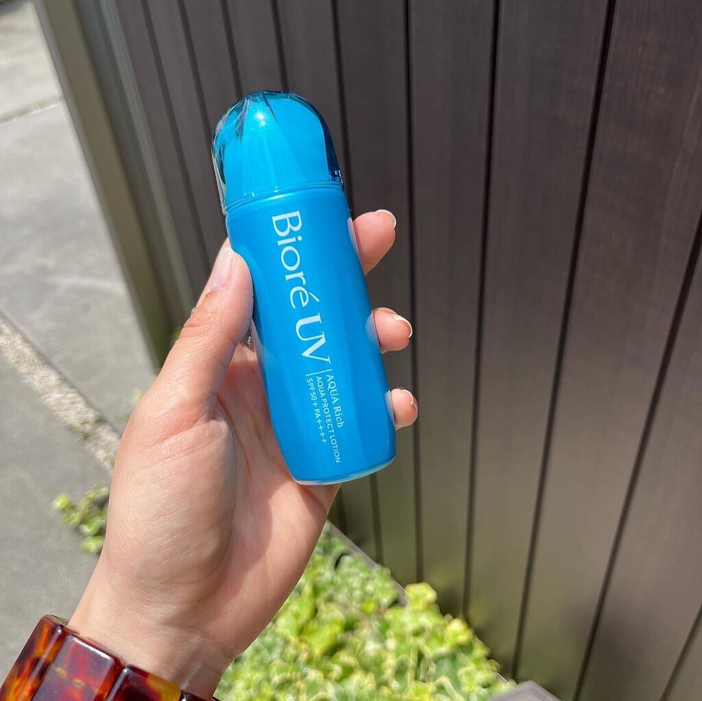 ビオレUV アクアリッチ アクアプロテクトローション(水層パック)/ビオレ/日焼け止めローションを使ったクチコミ(1枚目)