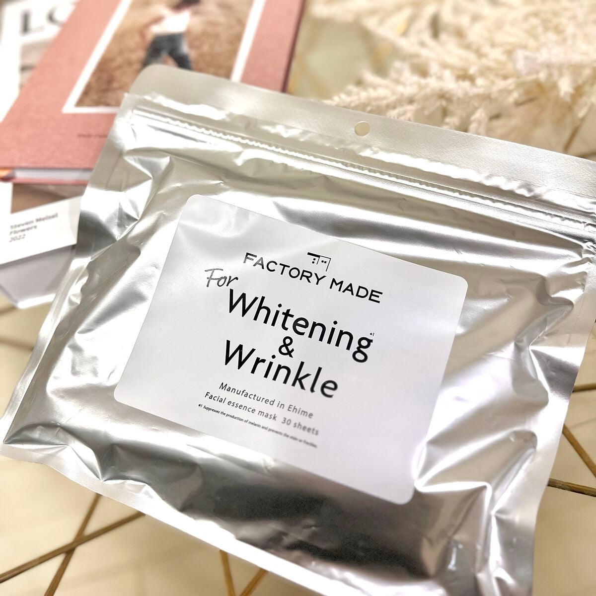 Whitening&Wrinkle シートマスク シワ 30P /FACTORY MADE/シートマスク・パックを使ったクチコミ(2枚目)