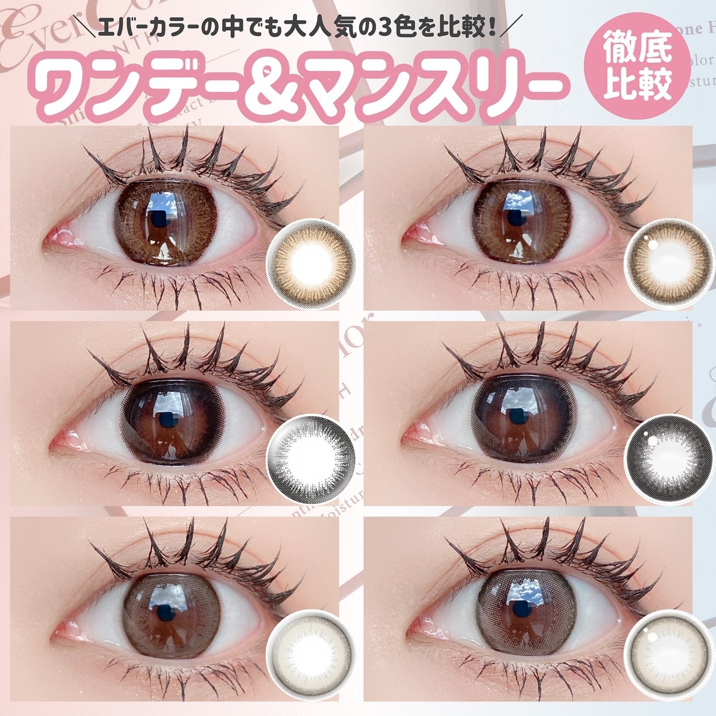 エバーカラーワンデー ナチュラル/エバーカラー/ワンデー(1DAY)カラコンを使ったクチコミ(1枚目)