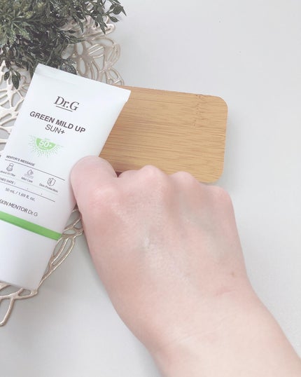 グリーンマイルドアップサンプラス/Dr.G/日焼け止めクリームを使ったクチコミ(5枚目)