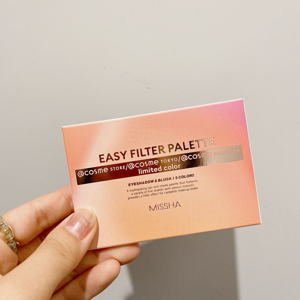 MISSHA イージー フィルター シャドウパレット/MISSHA/アイシャドウパレットを使ったクチコミ(1枚目)