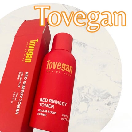 カラーフードシリーズレッドリメディートナー/Tovegan/化粧水を使ったクチコミ(1枚目)
