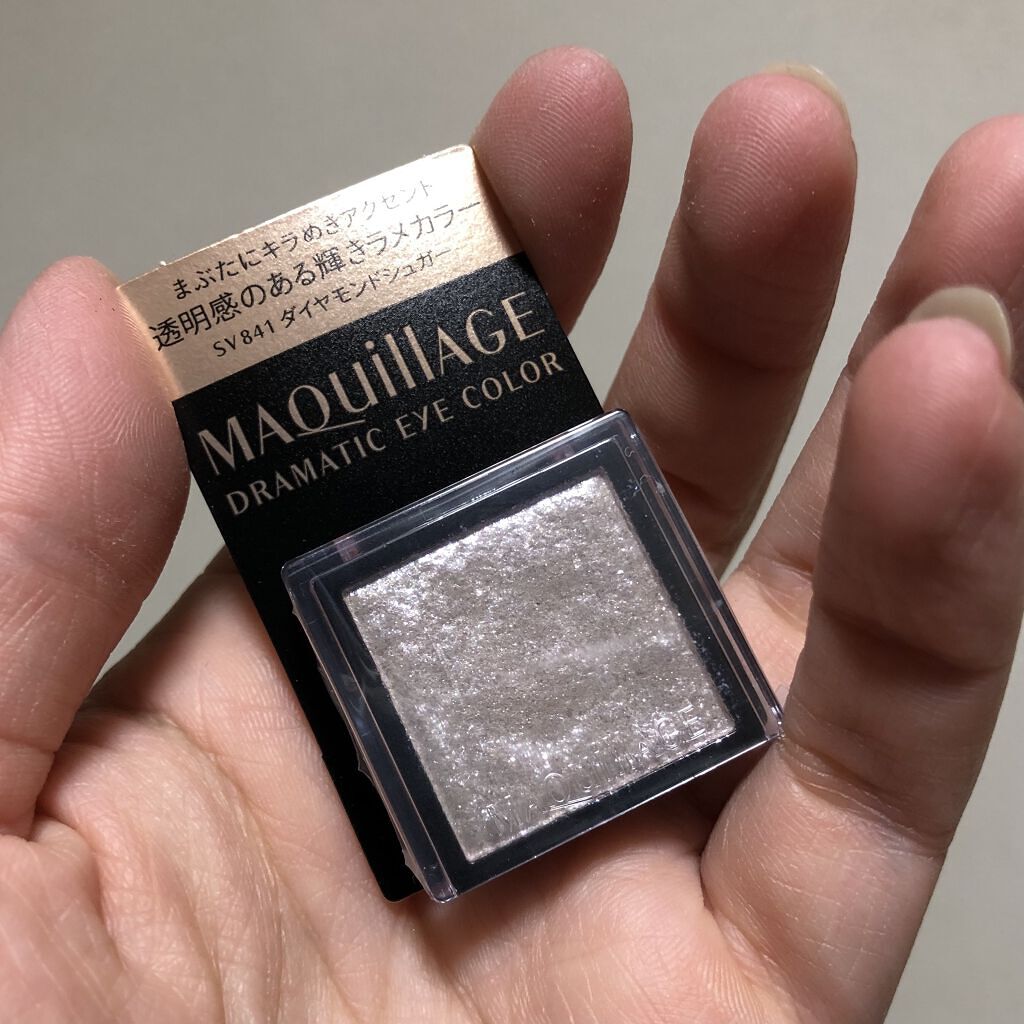 ドラマティックアイカラー (パウダー)/(クリーム) SV841 ダイヤモンドシュガー/マキアージュ/アイシャドウパレットを使ったクチコミ（1枚目）