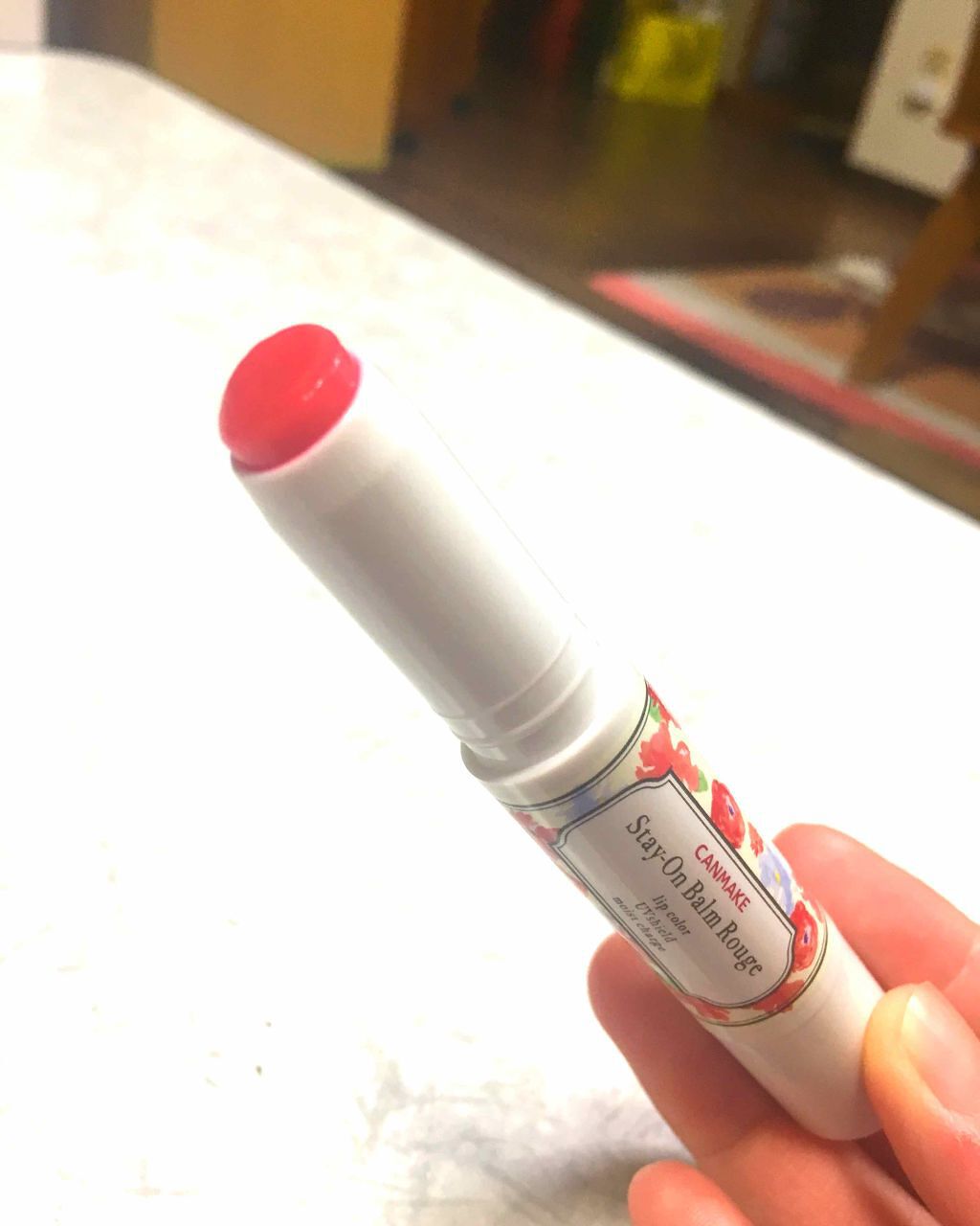 ステイオンバームルージュ/キャンメイク/口紅を使ったクチコミ(2枚目)