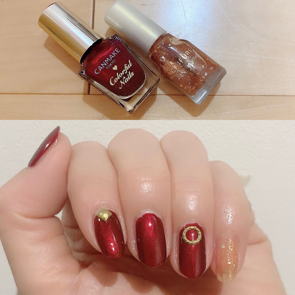 カラフルネイルズ/キャンメイク/マニキュアを使ったクチコミ(5枚目)