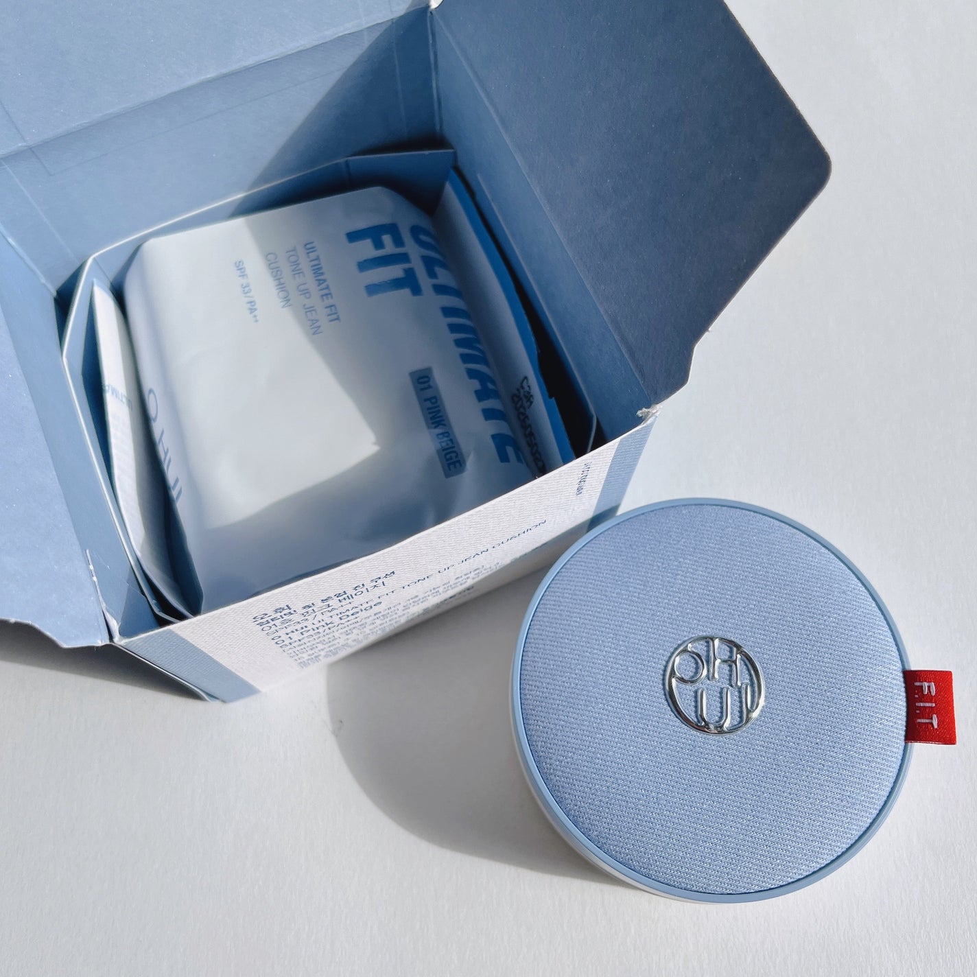 アルティメットフィット トーンアップデニムクッション/OHUI/クッションファンデーションを使ったクチコミ(7枚目)