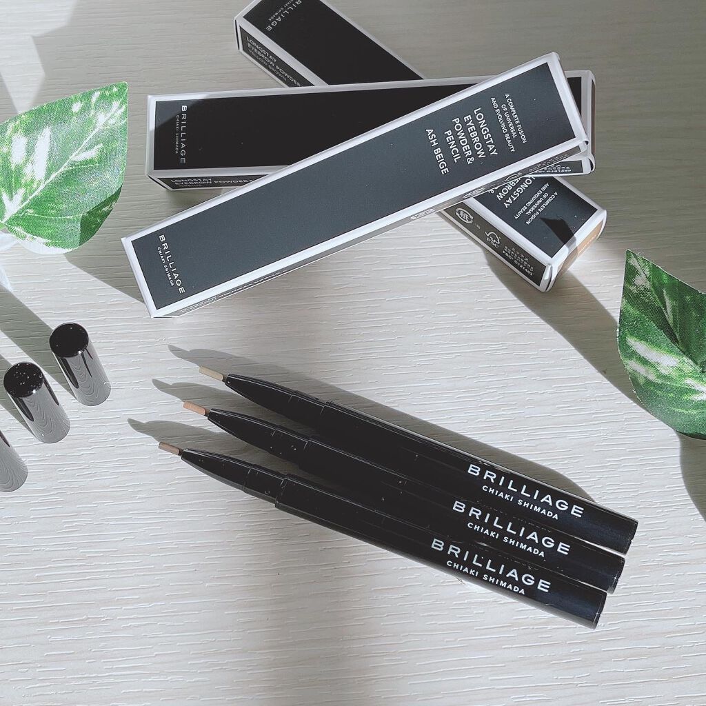 ロングステイ アイブロウパウダー&ペンシル/ブリリアージュ/アイブロウペンシルを使ったクチコミ(10枚目)