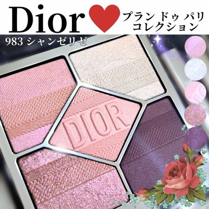 ディオールショウ サンク クルール(プラン ドゥ パリ コレクション限定品)/Dior/アイシャドウを使ったクチコミ(1枚目)