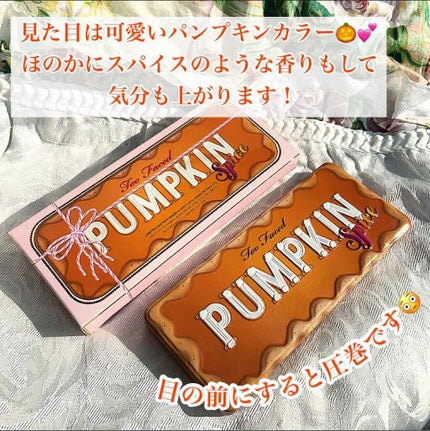 パンプキン スパイス アイシャドウ パレット(旧)/Too Faced/アイシャドウパレットを使ったクチコミ(10枚目)