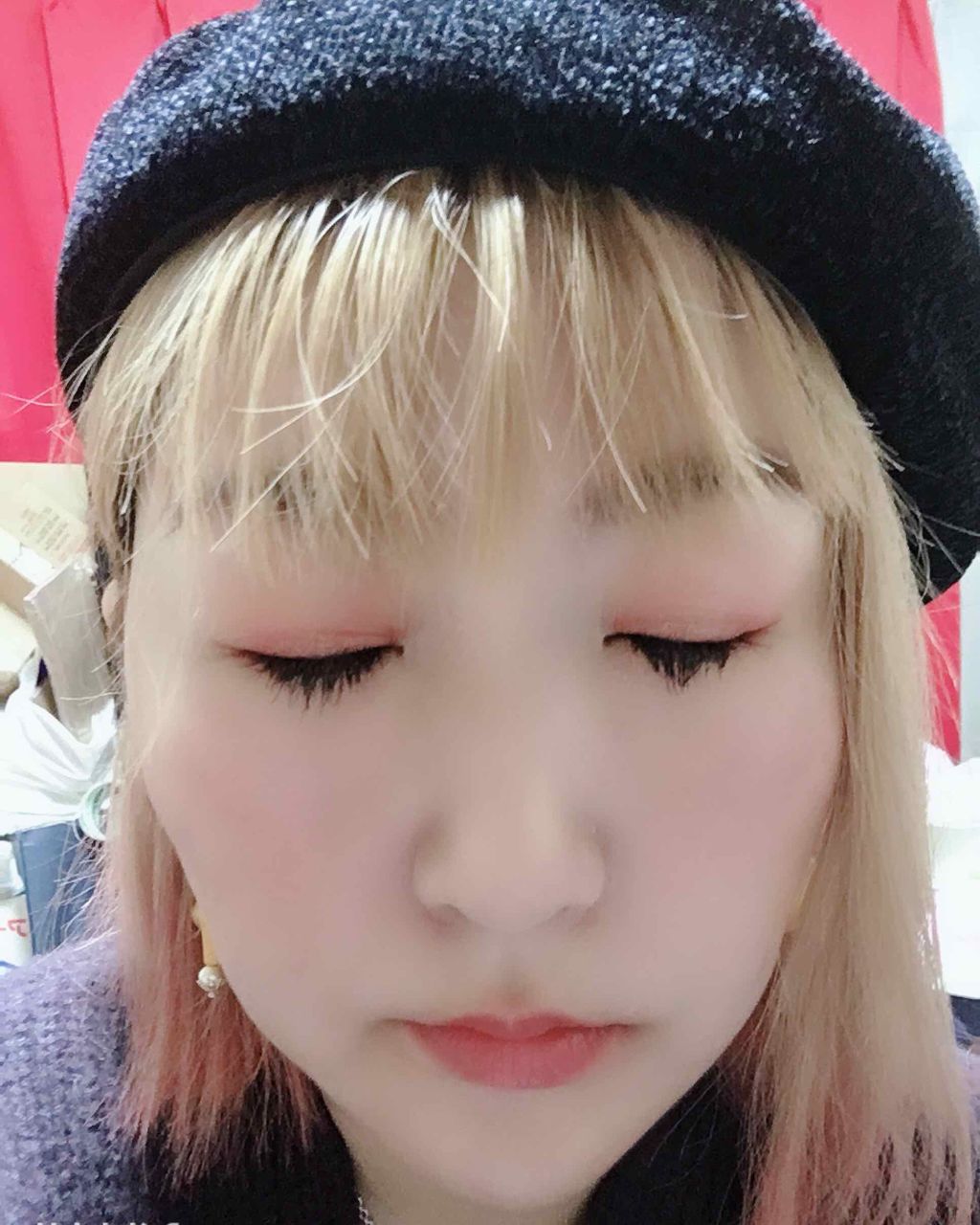 ラスティンググロスリップ/CEZANNE/口紅を使ったクチコミ（2枚目）