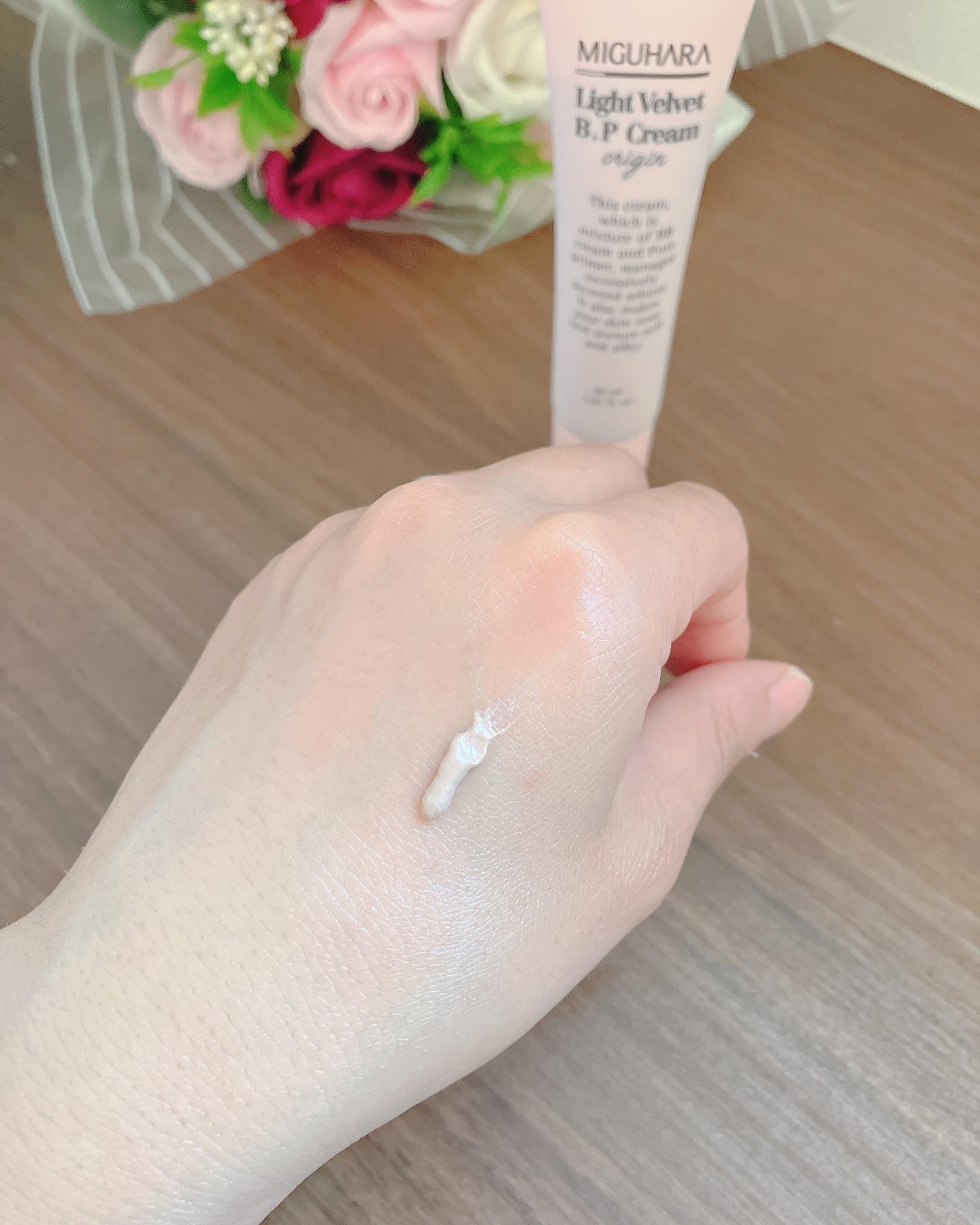 ライトベルベット BPクリーム オリジン/MIGUHARA/化粧下地を使ったクチコミ（3枚目）
