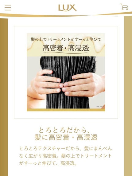 スーパーリッチシャイン ダメージリペア とろとろ補修トリートメント/LUX/洗い流すヘアトリートメントを使ったクチコミ(5枚目)