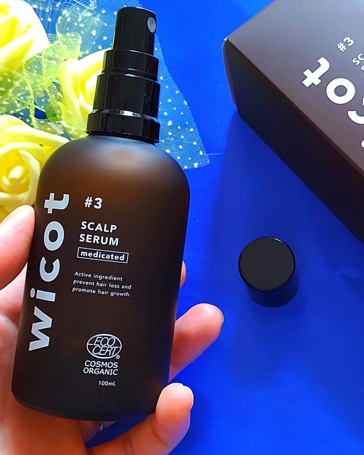 薬用スカルプセラム/wicot/頭皮ローションを使ったクチコミ（3枚目）