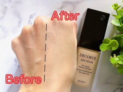 ゼン ウェア フルイド/DECORTÉ/リキッドファンデーションを使ったクチコミ(4枚目)