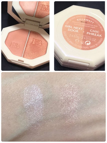 KILLAWATT FREESTYLE HIGHLIGHTER DUO/FENTY BEAUTY BY RIHANNA/パウダーハイライトを使ったクチコミ(5枚目)