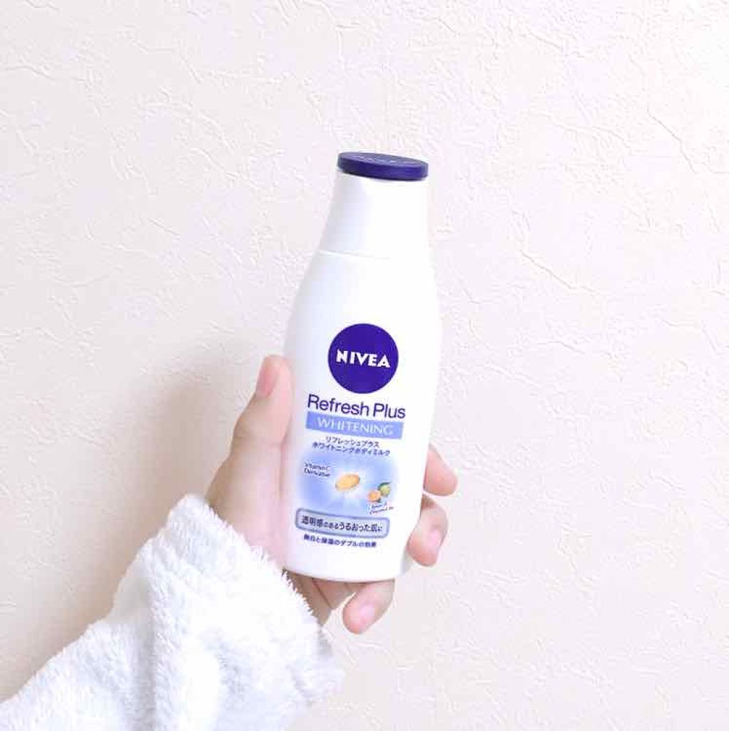  リフレッシュプラス ホワイトニング ボディミルク/ニベア/ボディミルクを使ったクチコミ（1枚目）