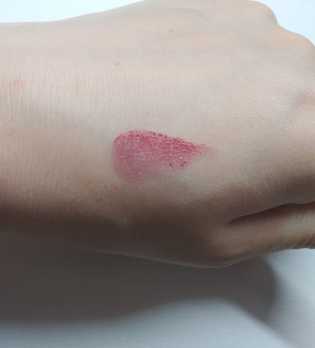 なめらか質感ひと塗りルージュ/AUBE/口紅を使ったクチコミ（2枚目）