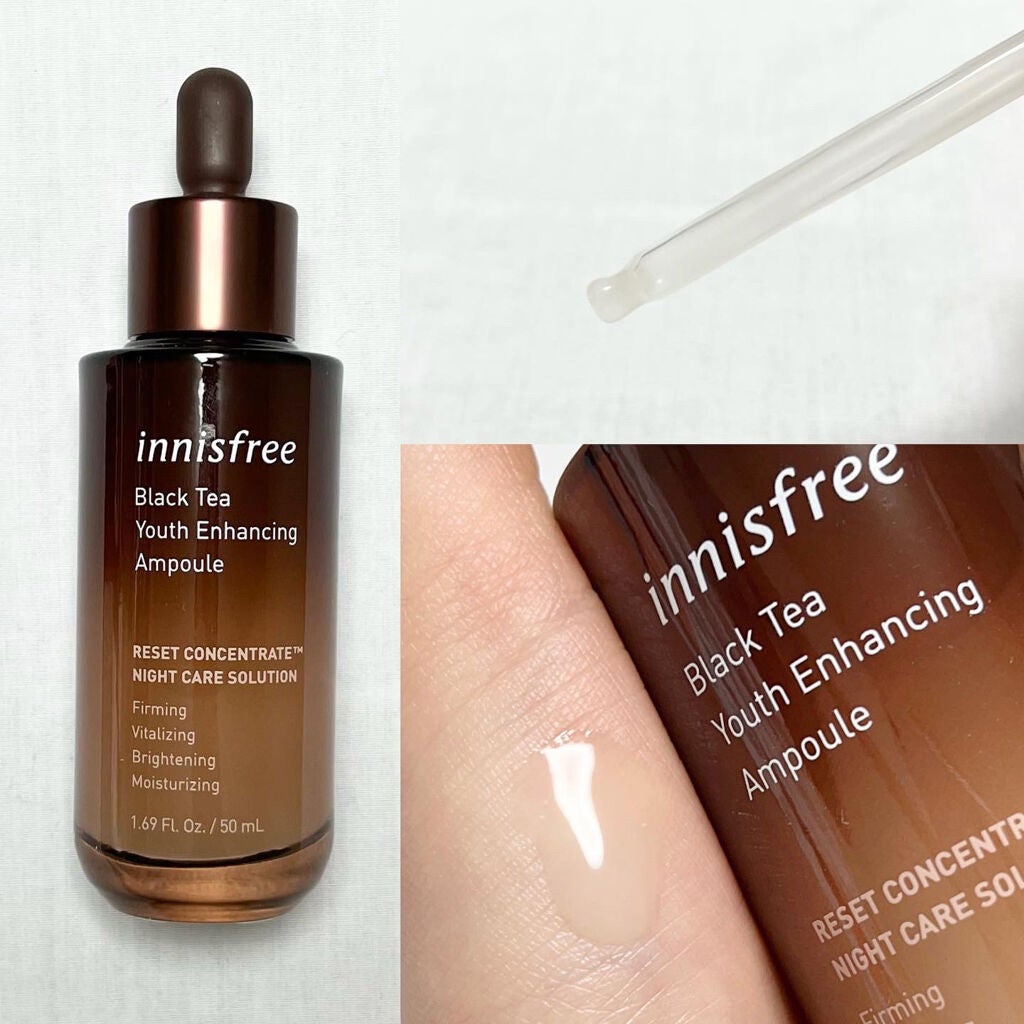ブラックティー ユース セラム/innisfree/美容液を使ったクチコミ(2枚目)