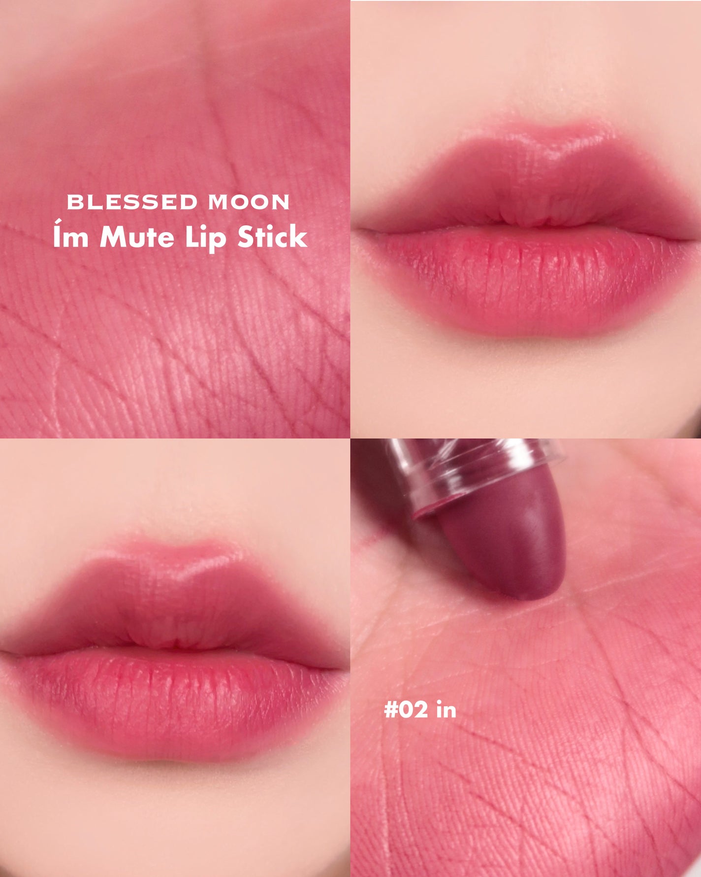 アイムミュートリップスティック/BLESSED MOON/口紅を使ったクチコミ(6枚目)