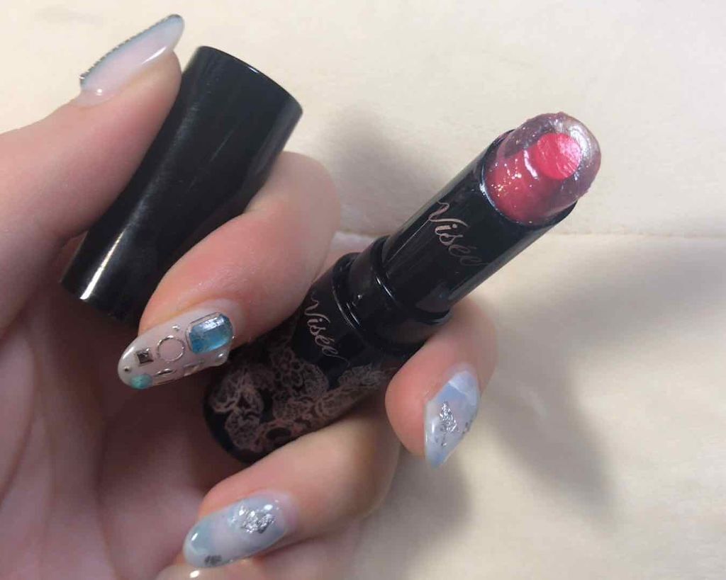 クリスタルデュオ リップスティック/Visée/口紅を使ったクチコミ(2枚目)