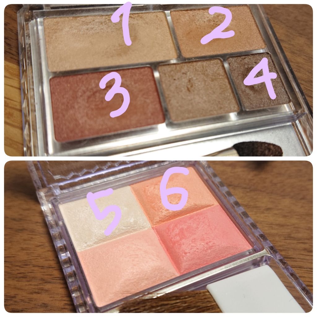 ミックスカラーチーク/CEZANNE/パウダーチークを使ったクチコミ（2枚目）