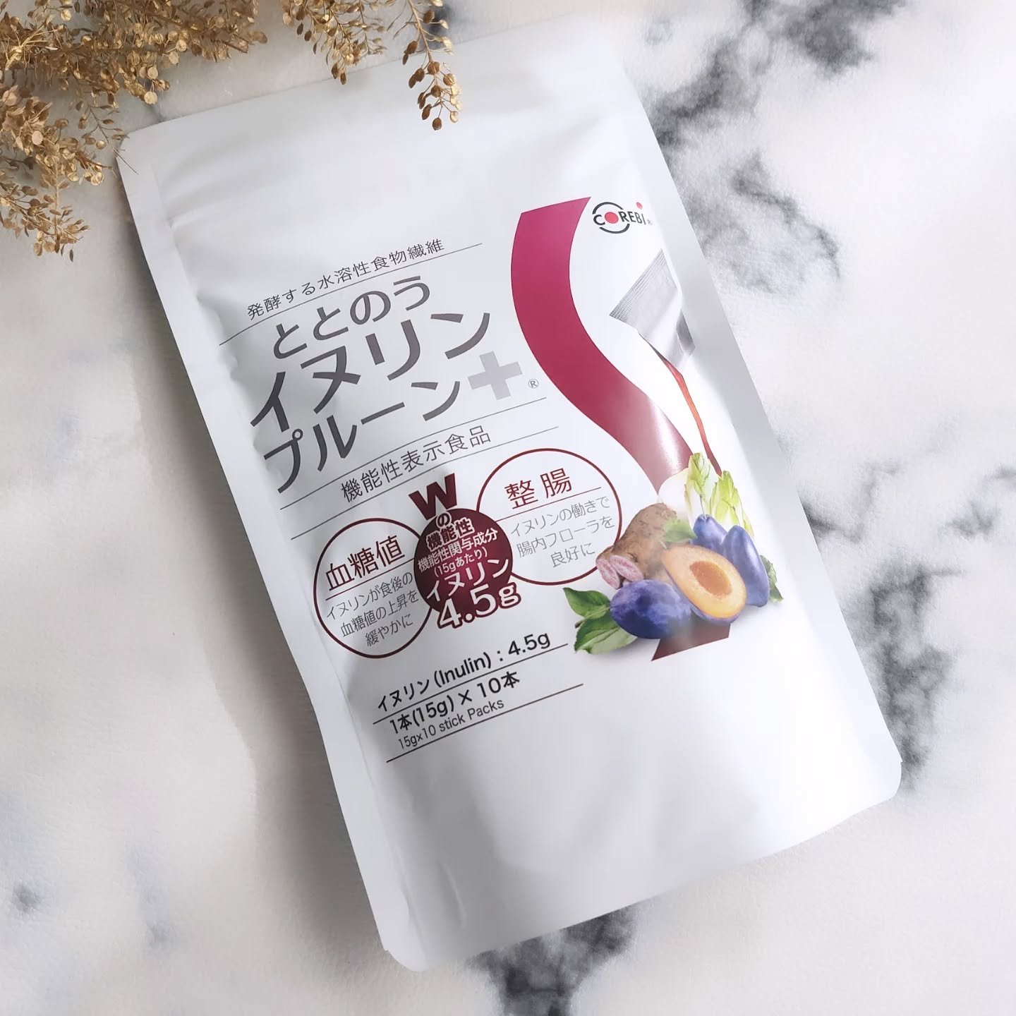 ととのうイヌリンプルーン+/マルカイコーポレーション/健康サプリメントを使ったクチコミ（2枚目）