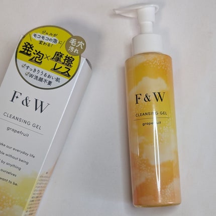 クレンジングジェルGF/F&W/泡洗顔を使ったクチコミ(1枚目)