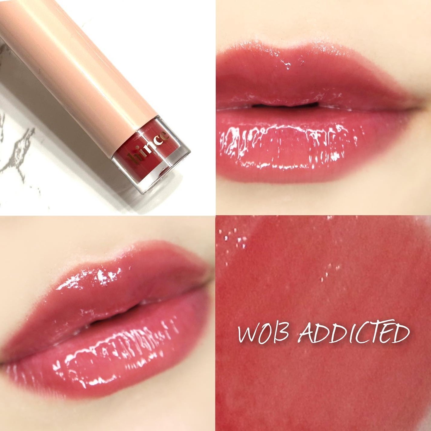 ムードインハンサーウォーターリキッドグロウ/hince/口紅を使ったクチコミ(6枚目)