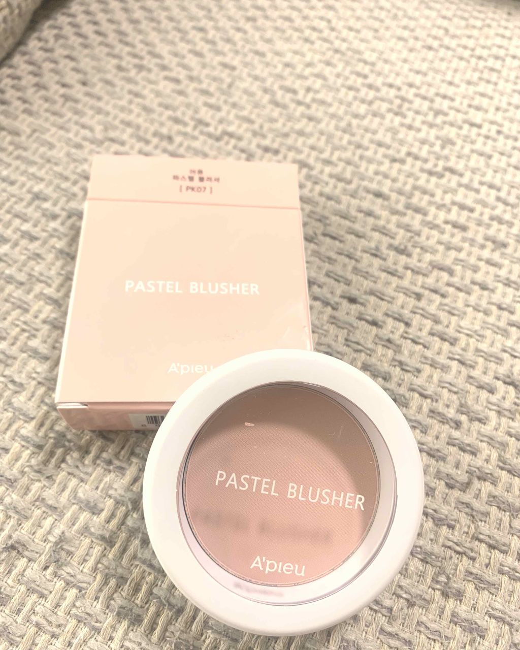 アピュー パステルブラッシャー/A’pieu/パウダーチークを使ったクチコミ(1枚目)