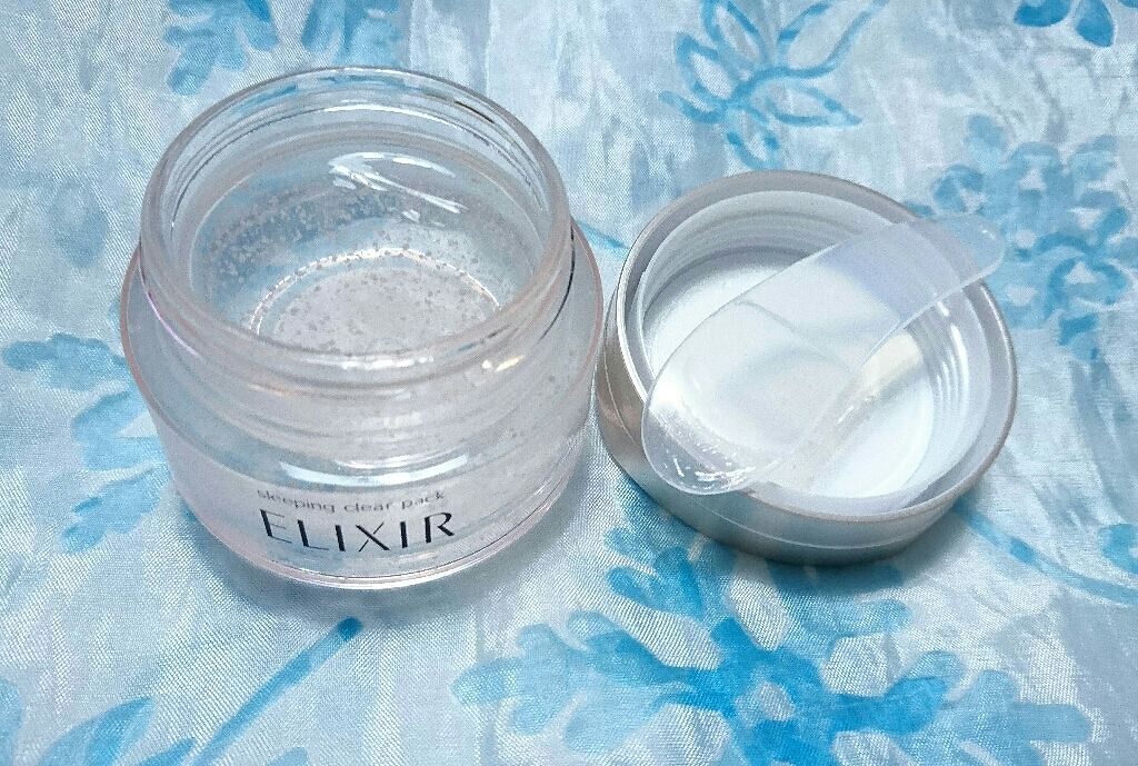 エリクシール ホワイト ブライトニング スリーピングジェルパック/エリクシール/フェイスクリームを使ったクチコミ(2枚目)