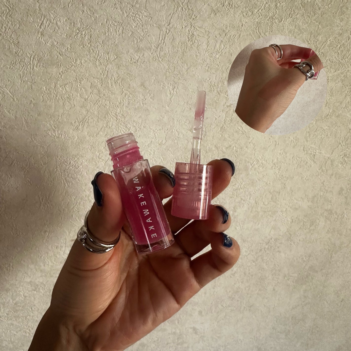 デュイジェルグロウティント/wakemake/リップティントを使ったクチコミ(4枚目)