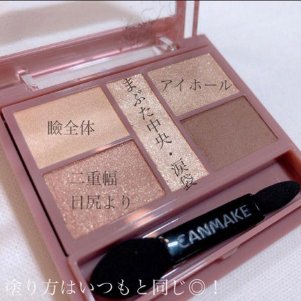 パーフェクトスタイリストアイズ/キャンメイク/アイシャドウパレットを使ったクチコミ(4枚目)