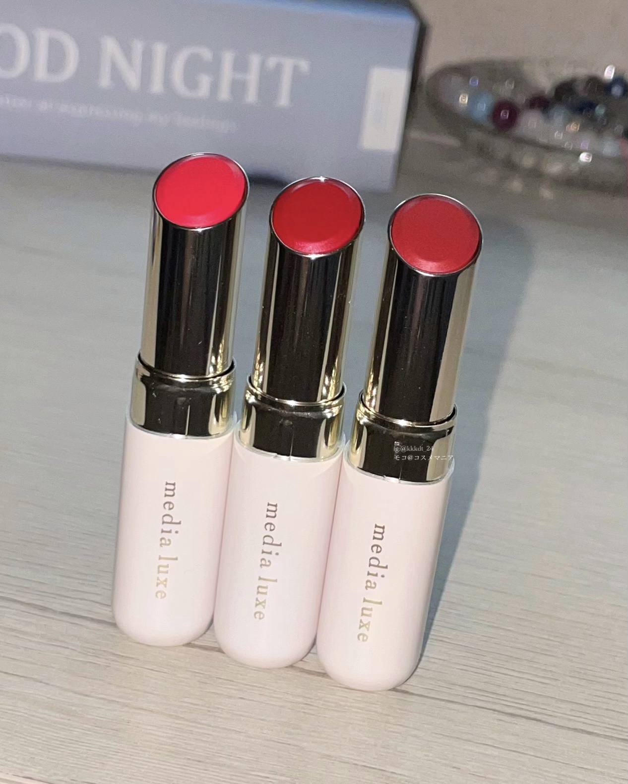 ティントルージュ/media luxe/リップティントを使ったクチコミ（2枚目）