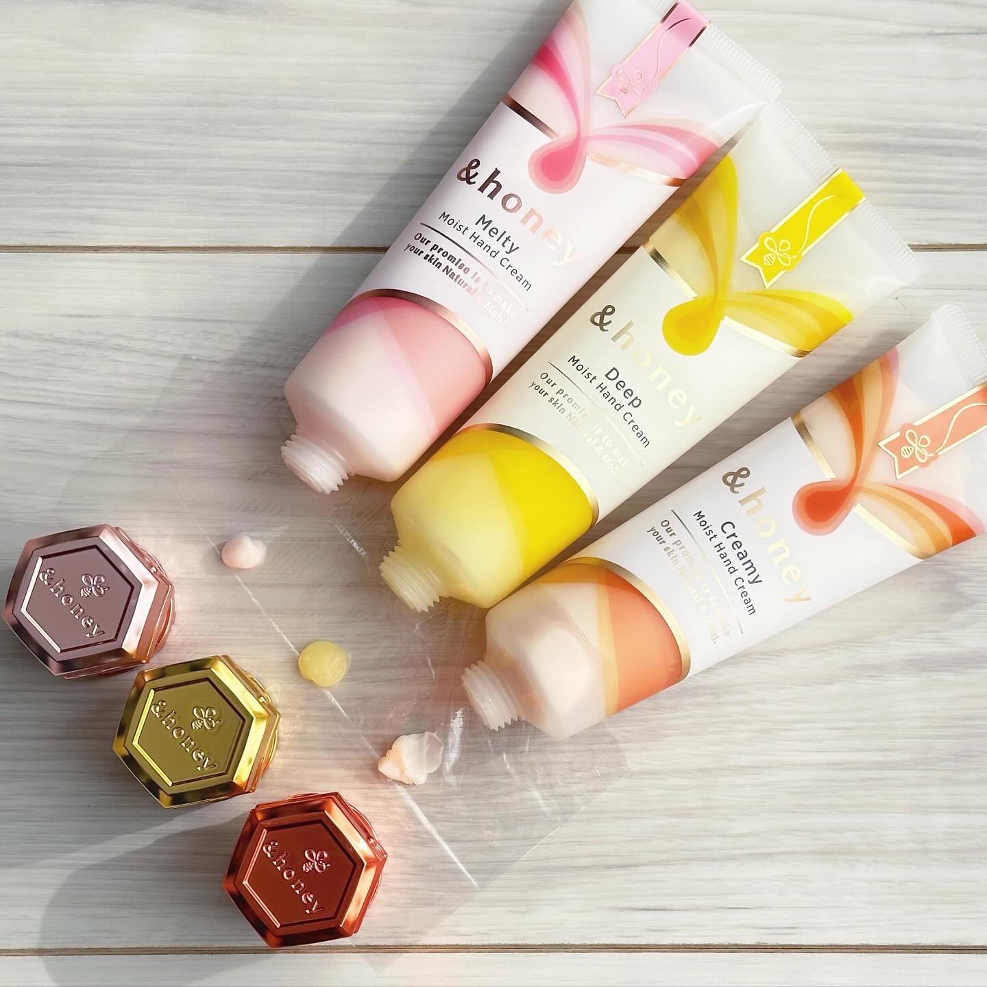 アンドハニー　クリーミーモイスト ハンドクリーム/&honey/ハンドクリームを使ったクチコミ（2枚目）