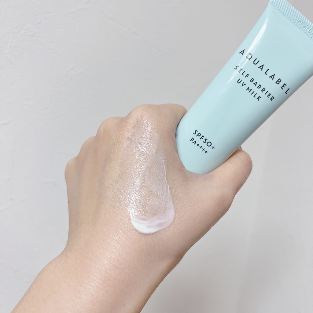 セルフバリア UV ミルク/アクアレーベル/乳液を使ったクチコミ(4枚目)