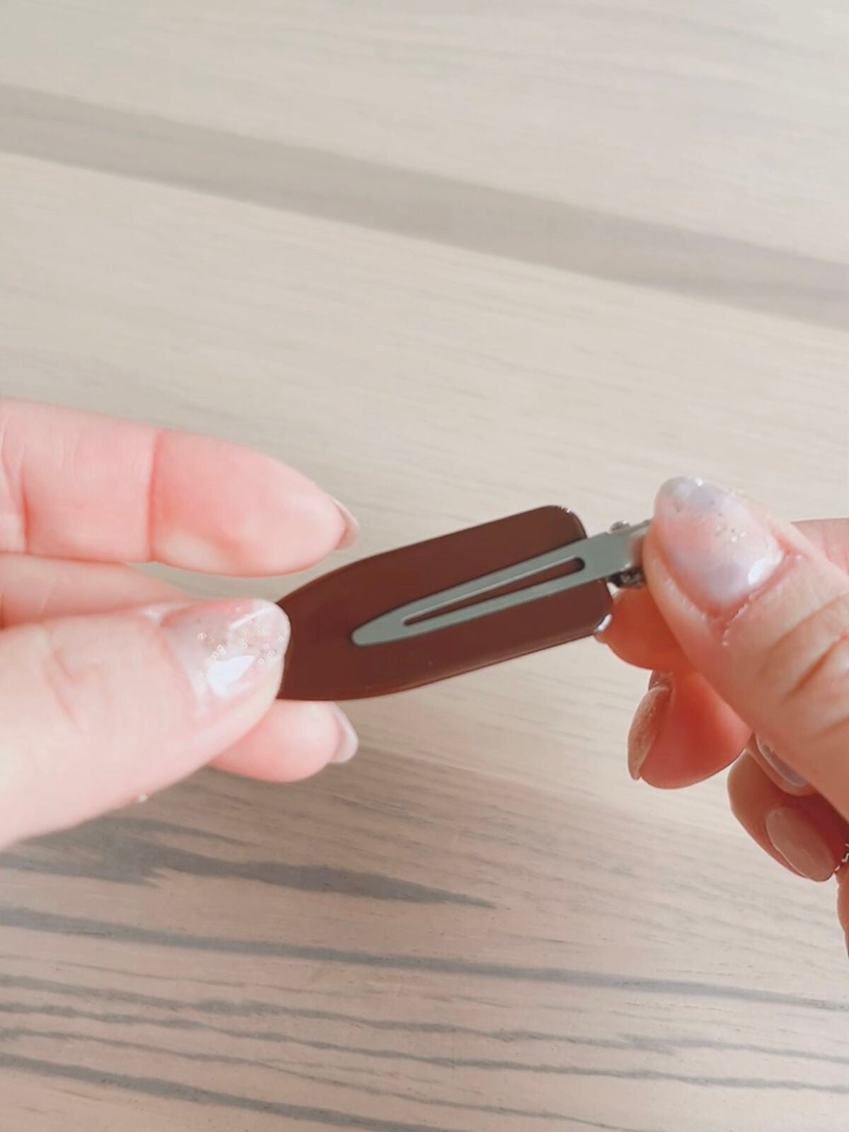 跡が付かない前髪クリップ/マペペ/ヘアアクセサリーを使ったクチコミ(4枚目)