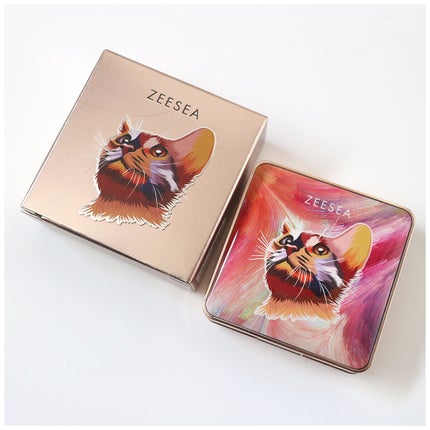 アニマルアイシャドウ(4シェード)/ZEESEA/アイシャドウパレットを使ったクチコミ(5枚目)